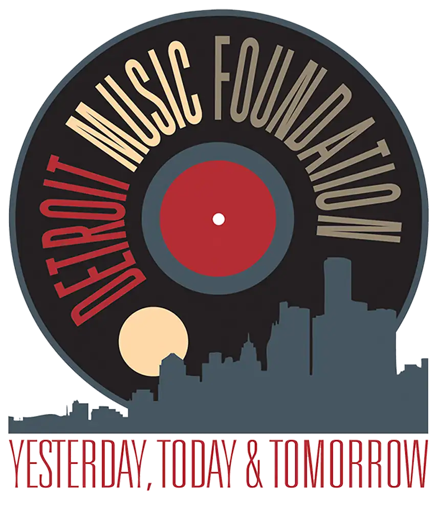 Seattle music foundation logo with city skyline and sunset, promoting live music events and community engagement.